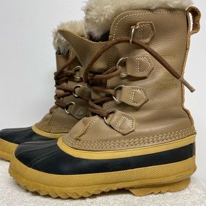Vintage Sorel Manitou Waterproof Duck Boots